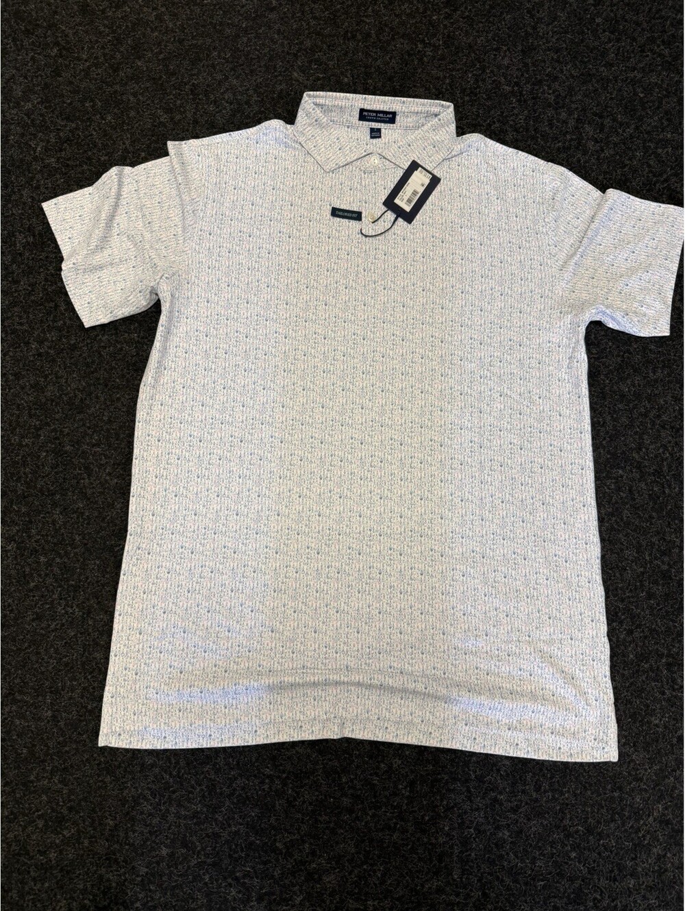 Peter Millar Crown Crafted Men’s XXL Regular Tailored Graphic Print SS Polo